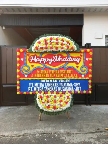 Papan Bunga Pernikahan sungai lulut
