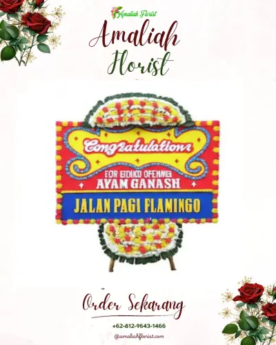 Bunga Papan Congratulation sungai lulut